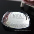 Wholesale laser etched crystal round shape paperweight